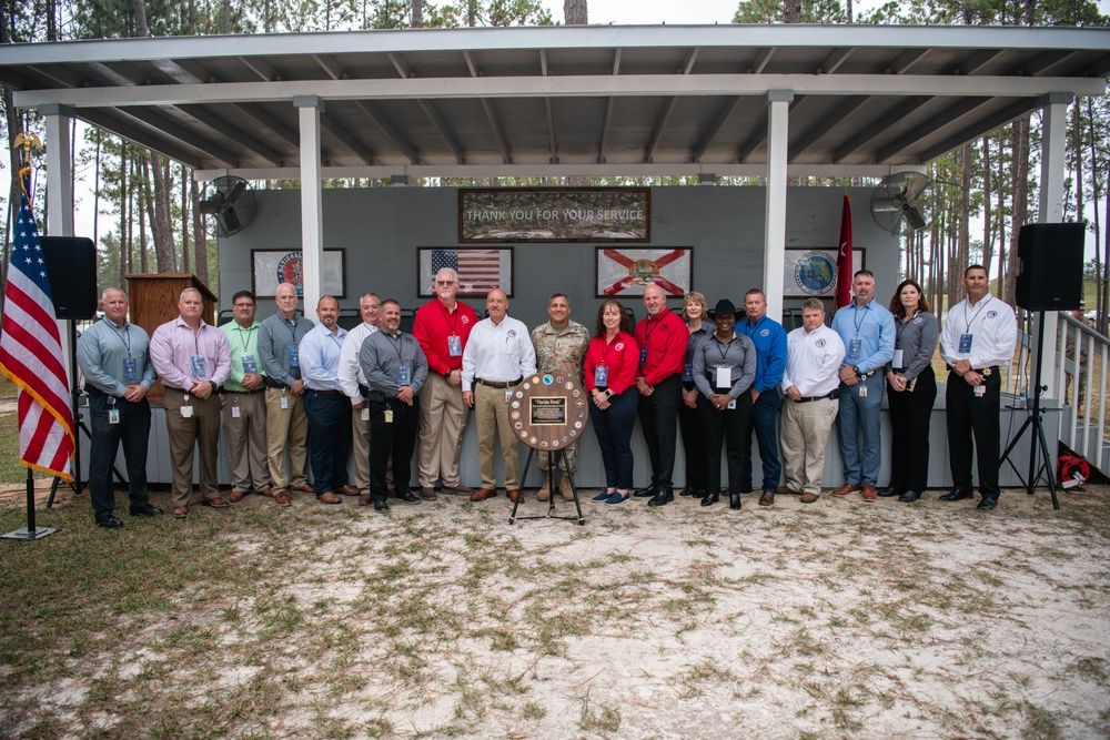 Department Of Corrections Held Ceremony Thanking FL National Guard Members For Support