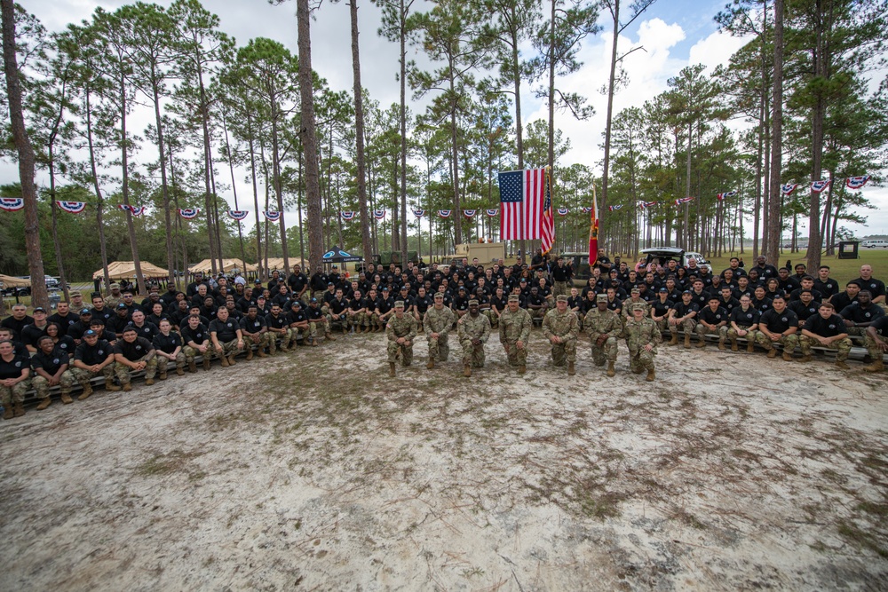 Department Of Corrections Held Ceremony Thanking FL National Guard Members For Support