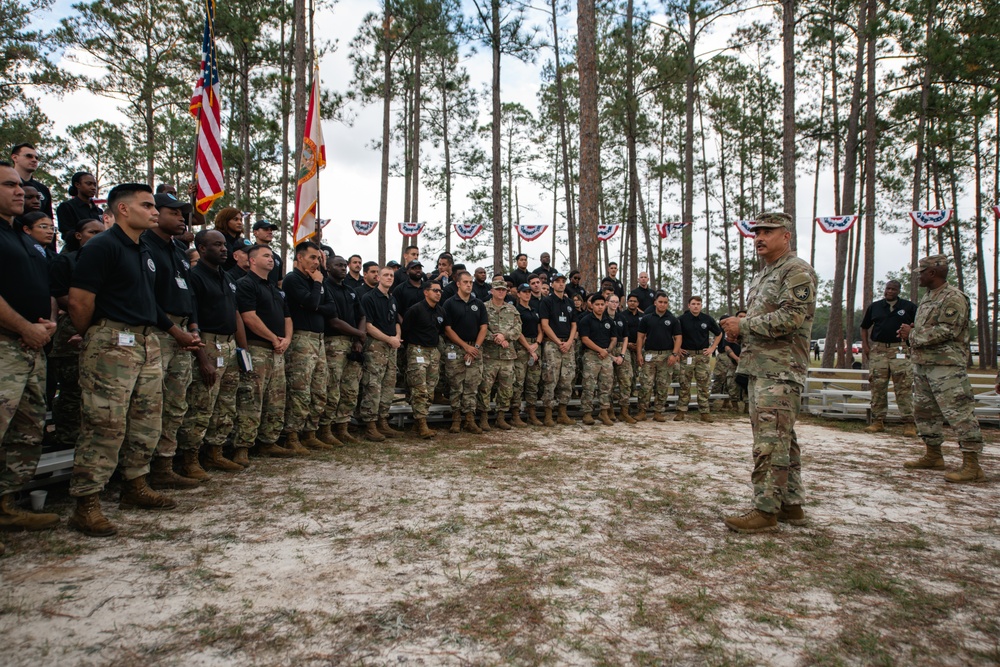 Department Of Corrections Held Ceremony Thanking FL National Guard Members For Support