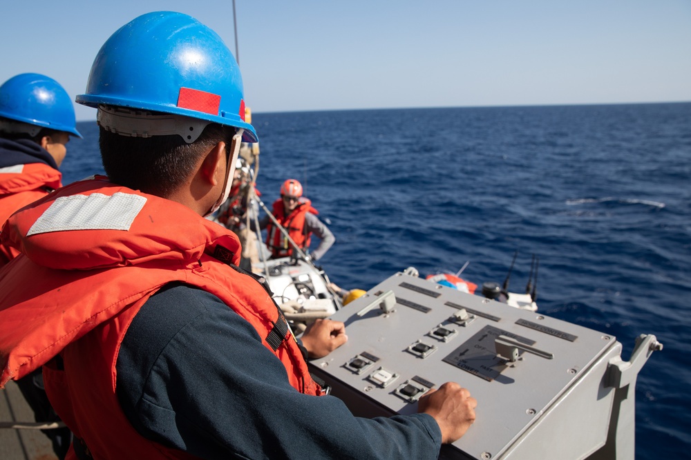 Routine Operations Aboard the USS Cole