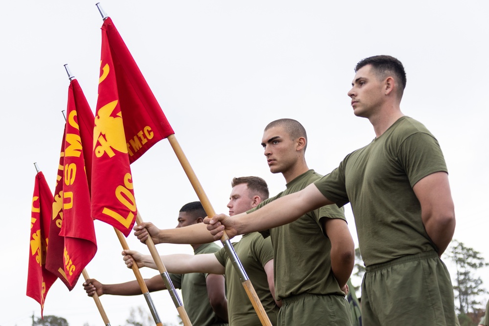 Marine Corps Combat Service Support Schools celebrates 249th birthday of the Marine Corps with motivational run