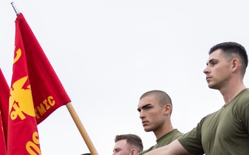 Marine Corps Combat Service Support Schools celebrates 249th birthday of the Marine Corps with motivational run