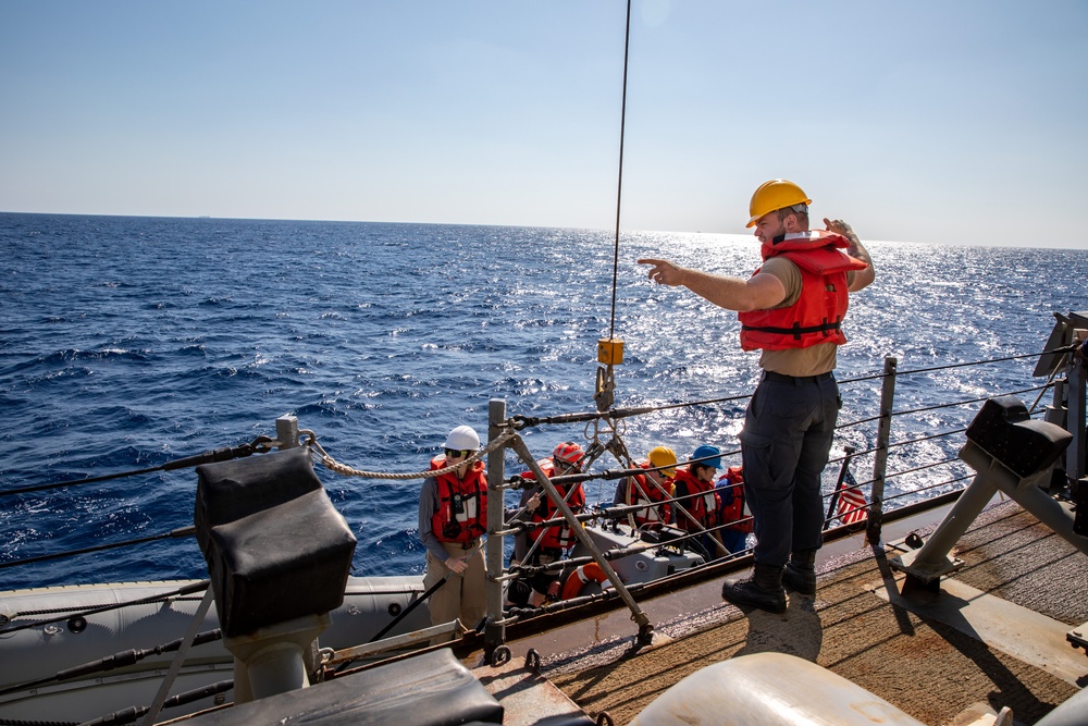 Routine Operations Aboard the USS Cole