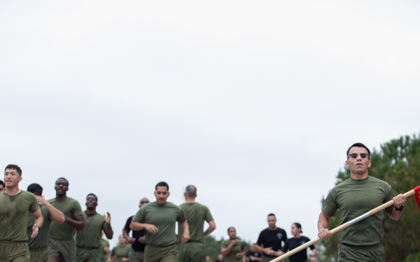 Marine Corps Combat Service Support Schools celebrates 249th birthday of the Marine Corps with motivational run