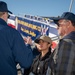 Sailors with USS John Basilone DDG 122 Meet with Retired Service Members of USS Basilone DDE 824