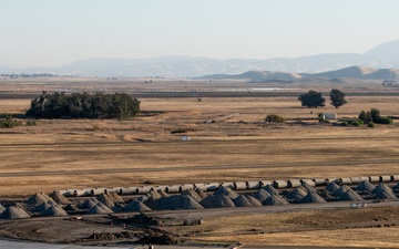 Progress on runway construction at Travis AFB