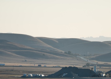 Progress on runway construction at Travis AFB