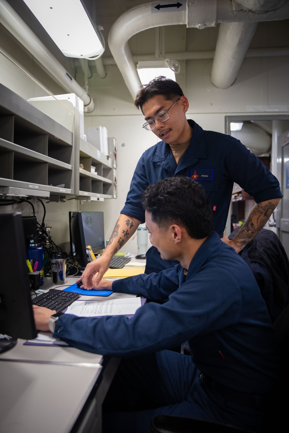 Daily Operations Aboard USS George H.W. Bush (CVN 77)