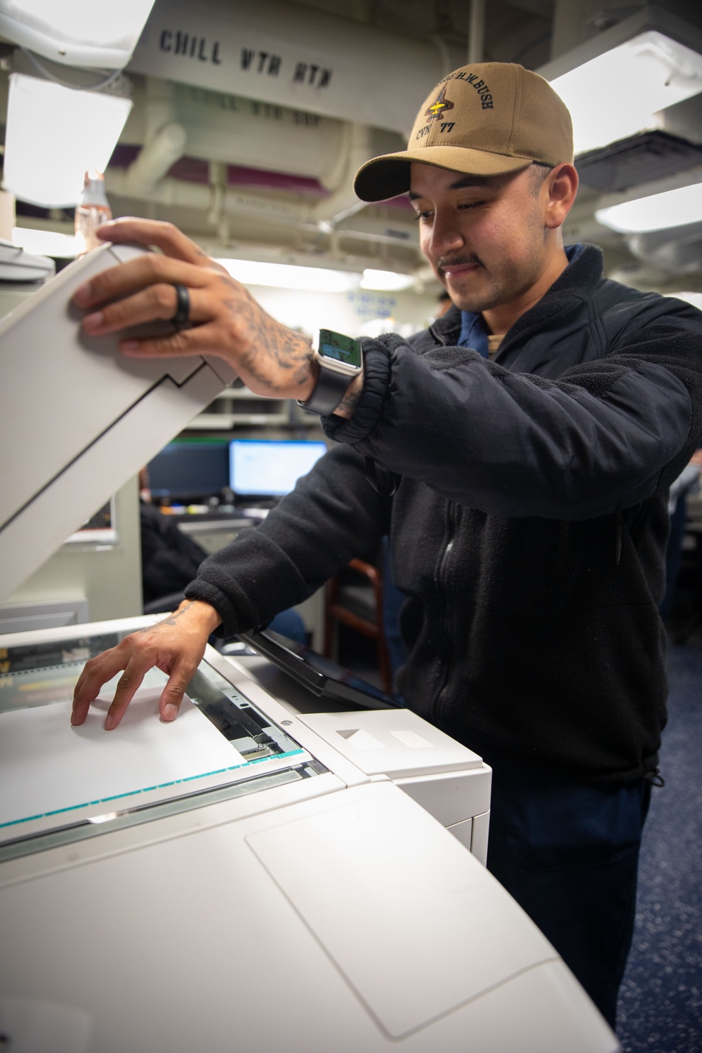 Daily Operations Aboard USS George H.W. Bush (CVN 77)