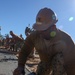 NMCB 4 Seabees Place Concrete for Ft. Hunter Liggett Pistol Qualification Range