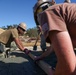 NMCB 4 Seabees Place Concrete for Ft. Hunter Liggett Pistol Qualification Range