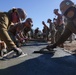 NMCB 4 Seabees Place Concrete for Ft. Hunter Liggett Pistol Qualification Range