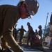 NMCB 4 Seabees Place Concrete for Ft. Hunter Liggett Pistol Qualification Range