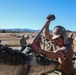 NMCB 4 Seabees Place Concrete for Ft. Hunter Liggett Pistol Qualification Range