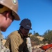 NMCB 4 Seabees Place Concrete for Ft. Hunter Liggett Pistol Qualification Range