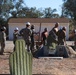 NMCB 4 Seabees Place Concrete for Ft. Hunter Liggett Pistol Qualification Range