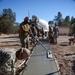 NMCB 4 Seabees Place Concrete for Ft. Hunter Liggett Pistol Qualification Range