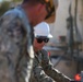 NMCB 4 Seabees Place Concrete for Ft. Hunter Liggett Pistol Qualification Range