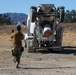 NMCB 4 Seabees Place Concrete for Ft. Hunter Liggett Pistol Qualification Range