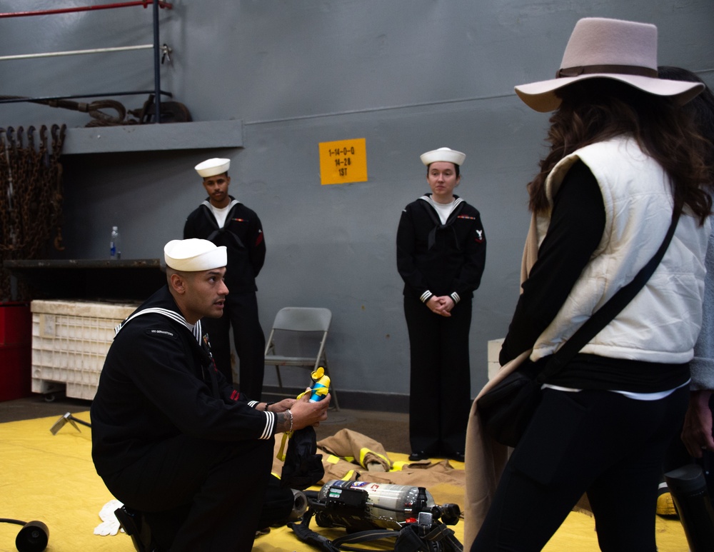 USS Germantown Ship Tour During Fleet Week San Diego