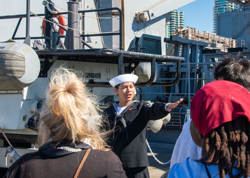 USS Germantown Ship Tour During Fleet Week San Diego