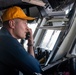 USS Ronald Reagan (CVN 76) Sailors perform bridge operations