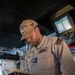 USS Ronald Reagan (CVN 76) Sailors perform bridge operations