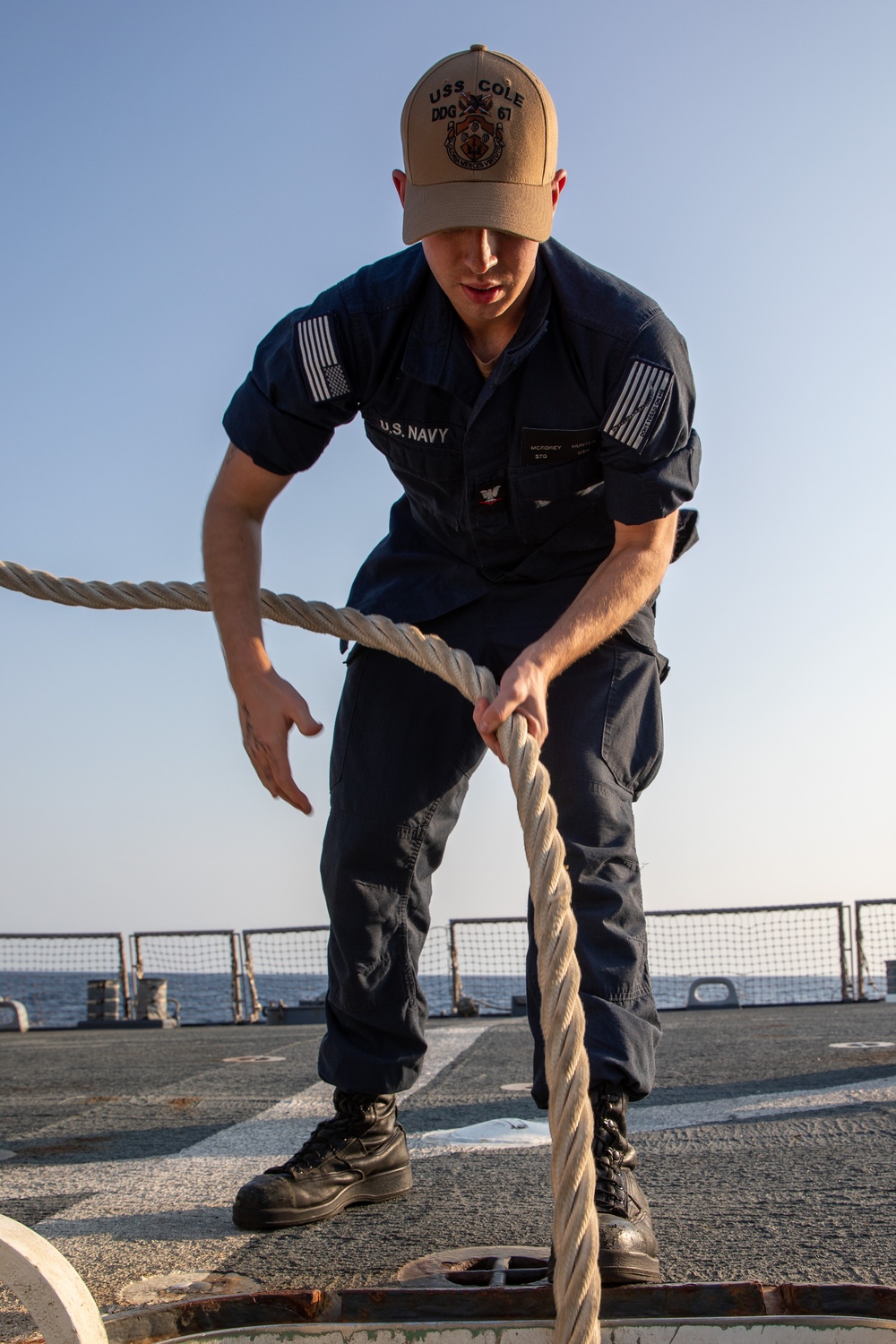 Routine Operations Aboard the USS Cole