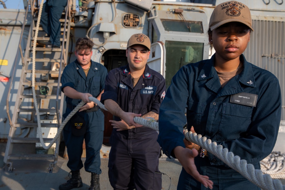 Routine Operations Aboard the USS Cole