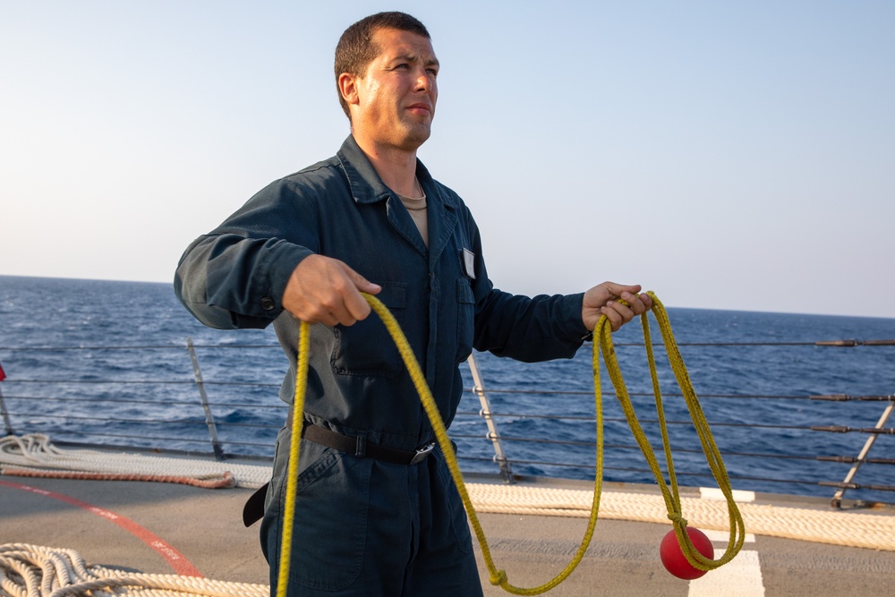 Routine Operations Aboard the USS Cole