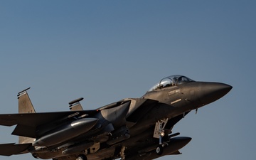 F-15E Strike Eagle arrives in the U.S. Central Command area of responsibility