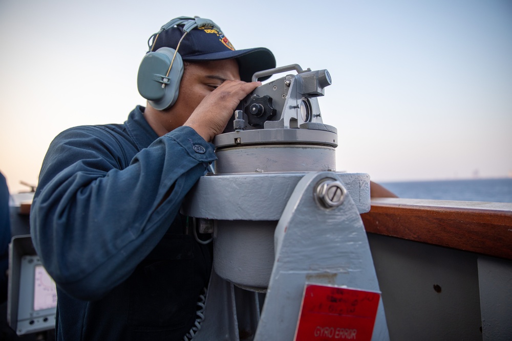 Routine Operations Aboard the USS Cole