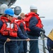 USS Stout small boat operations