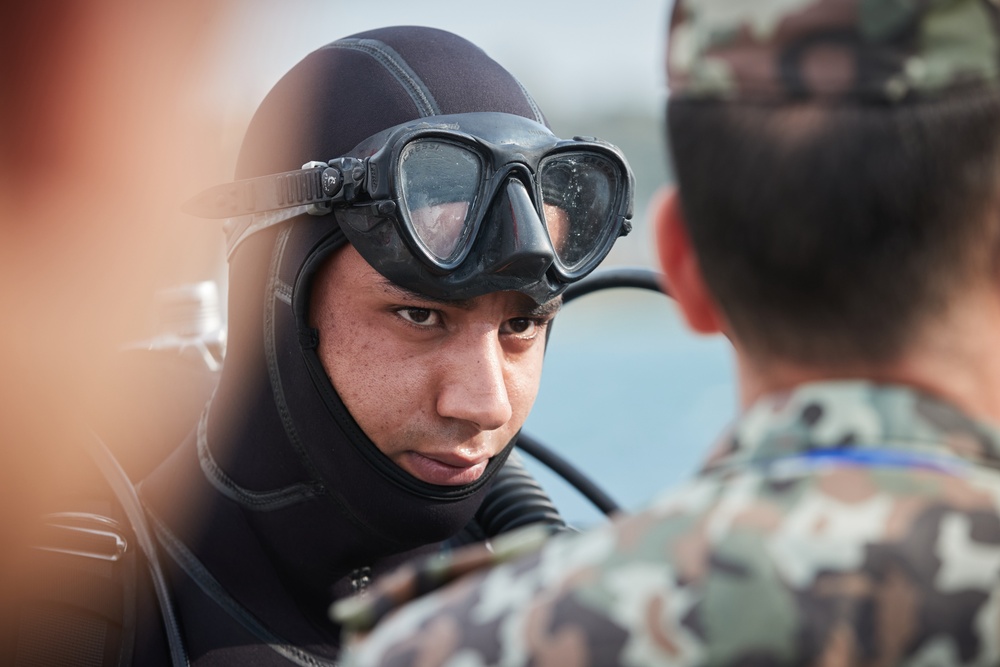 Phoenix Express 2024 Day 1 U.S. Navy Diver Exercise