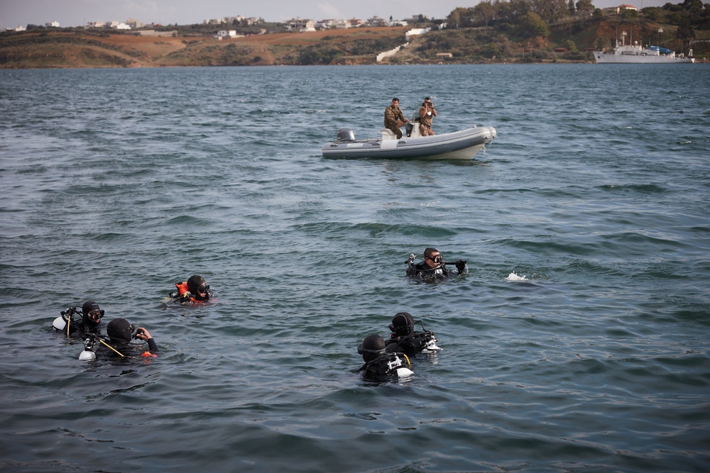 Phoenix Express 2024 Day 1 U.S. Navy Diver Exercise