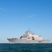 The future USS Nantucket (LCS 27) arrives in Boston