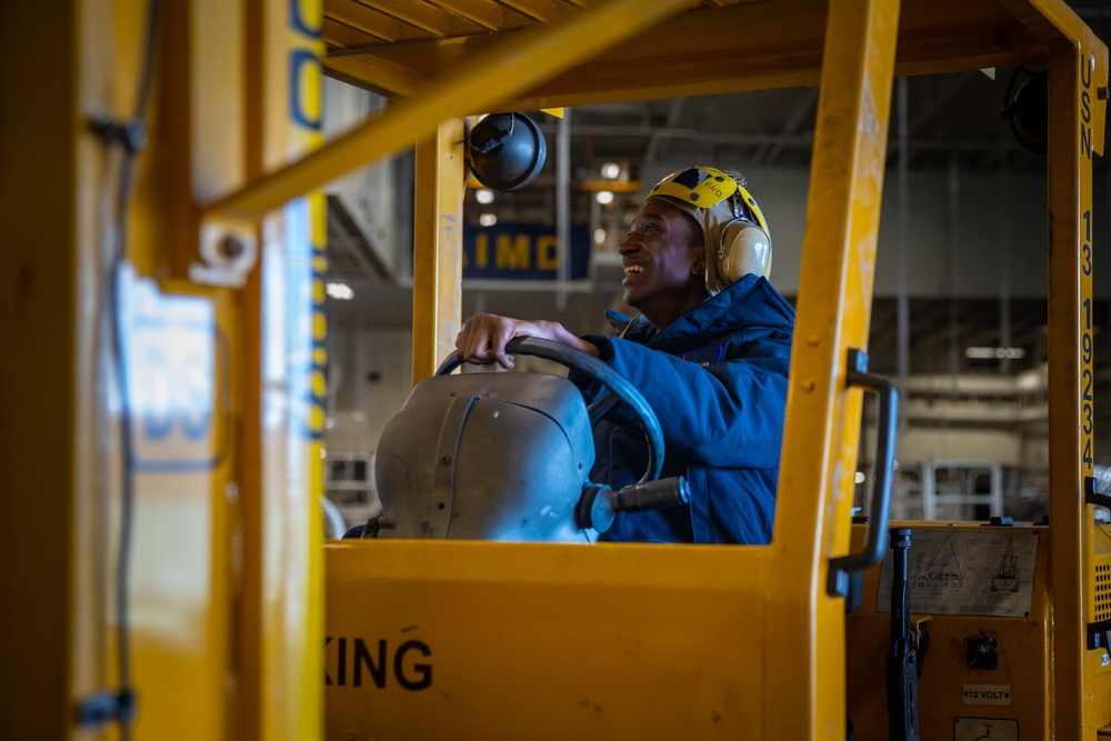 Daily Operations Aboard USS George H.W. Bush (CVN 77)