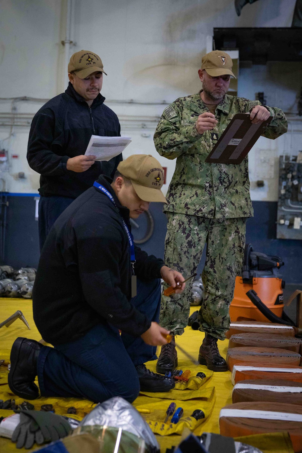 Daily Operations Aboard USS George H.W. Bush (CVN 77)