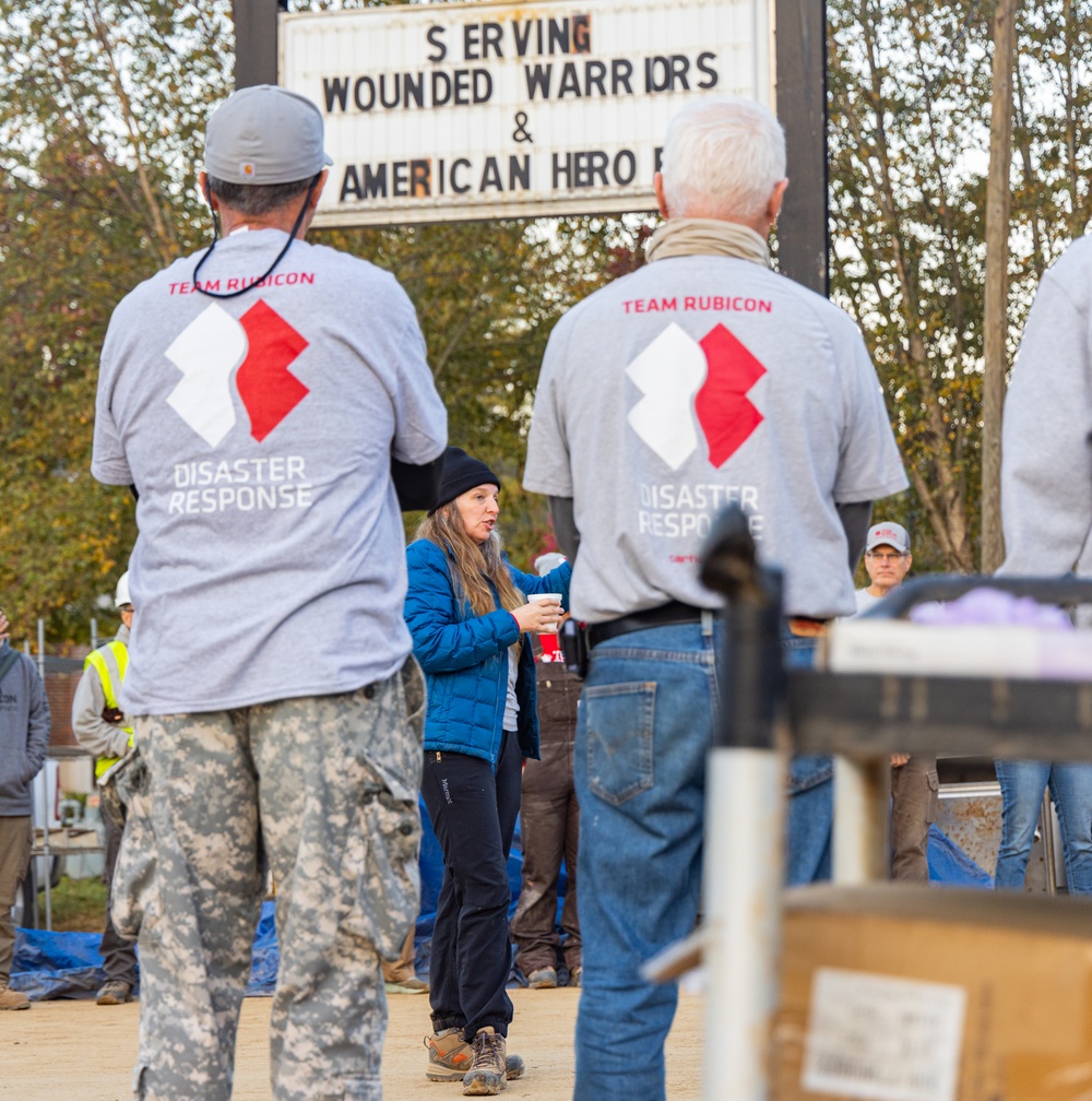 Team Rubicon Volunteers Assist Hurricane Helene Survivors