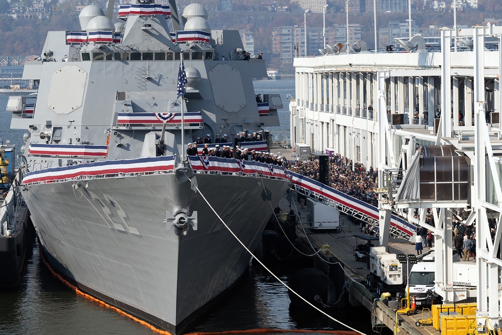 USS John Basilone Commissions in NYC