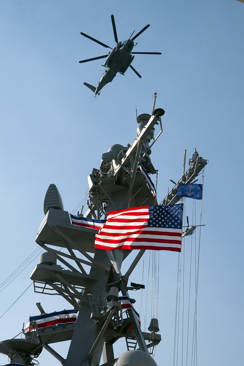 USS John Basilone Commissions in NYC