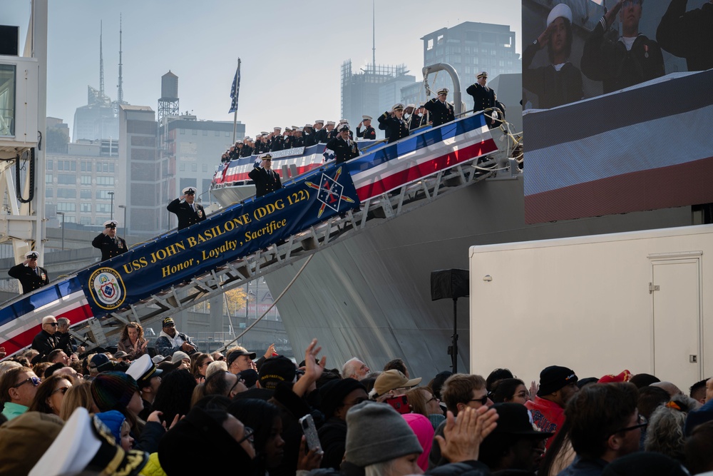 Commissioning Ceremony of USS John Basilone DDG 122