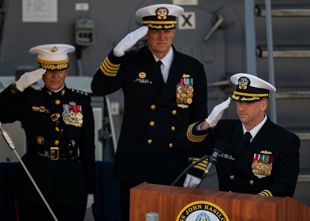 USS John Basilone Commissions to the Fleet