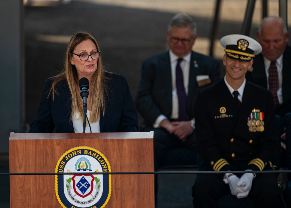 USS John Basilone Commissions to the Fleet