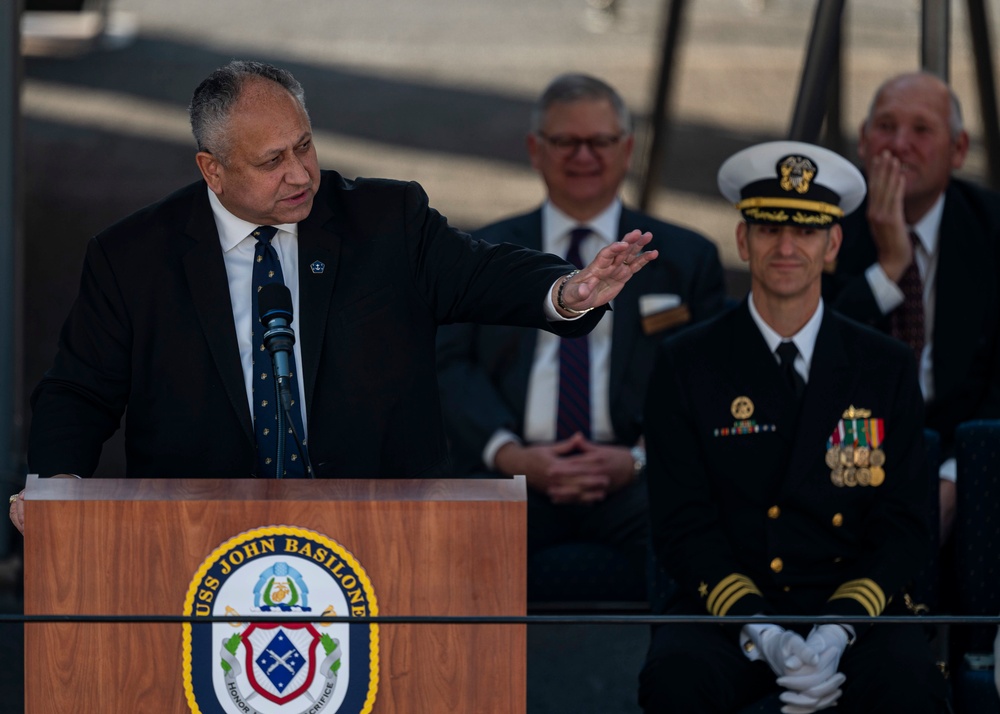 USS John Basilone Commissions to the Fleet