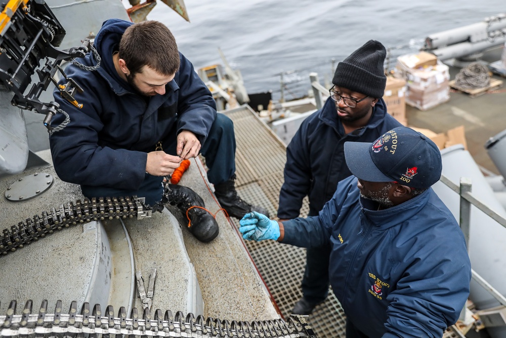 Routine CIWS maintenance