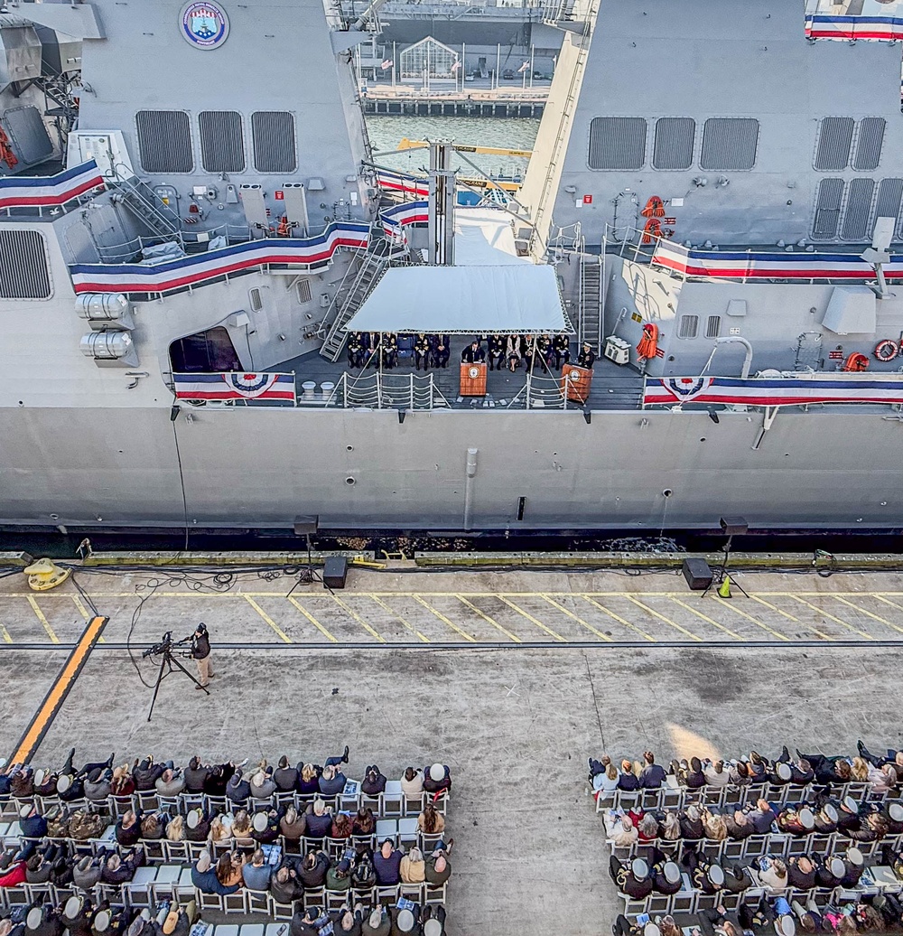 USS John Basilone (DDG 122) Commissioning Ceremony