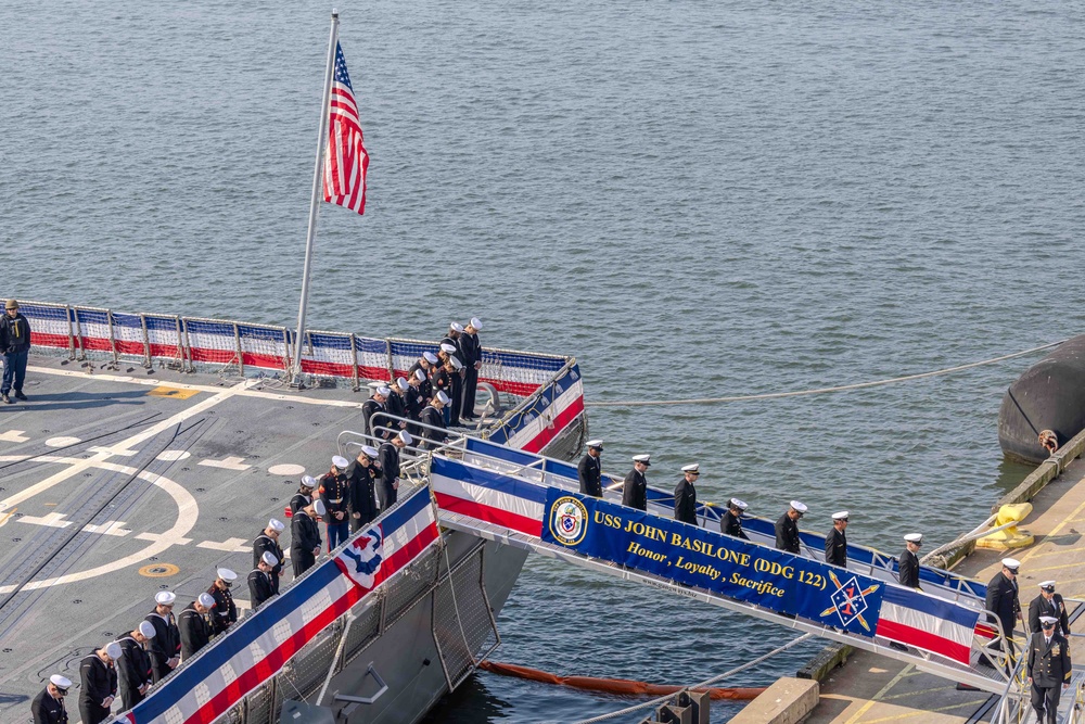 USS John Basilone (DDG 122) Commissioning Ceremony