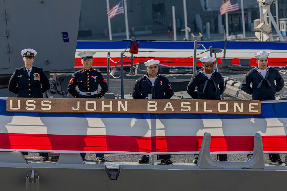 USS John Basilone (DDG 122) Commissioning Ceremony