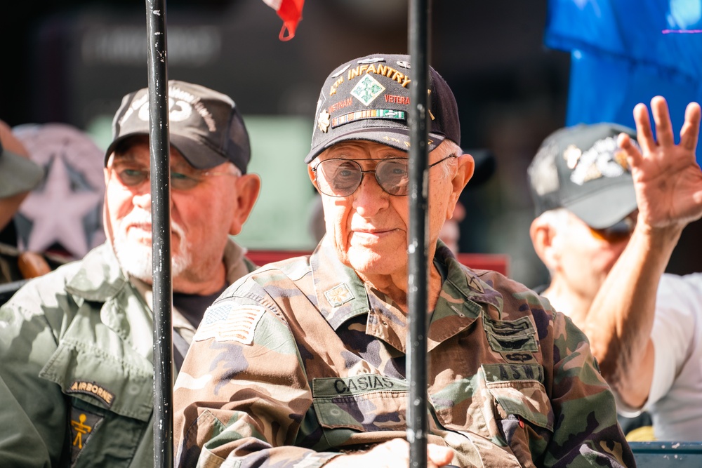 Veteran's Day Parade in downtown San Antonio